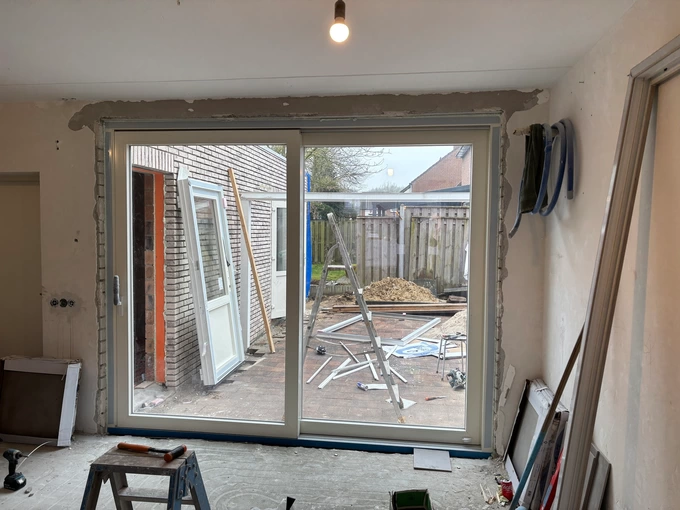 Schuifpui en achterdeur St.Odilienberg 